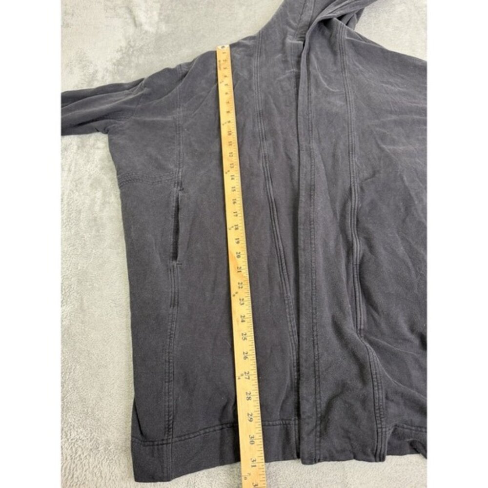 Athleta Women's Mantra Wrap Hooded Cardigan Size Small Black